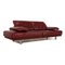 Dark Red Model 2400 Two-Seater Leather With Relax Function from Rolf Benz 7