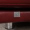 Dark Red Model 2400 Two-Seater Leather With Relax Function from Rolf Benz 6