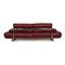 Dark Red Model 2400 Two-Seater Leather With Relax Function from Rolf Benz 9