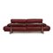 Dark Red Model 2400 Two-Seater Leather With Relax Function from Rolf Benz, Image 9