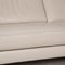Light Gray Leather Corner Sofa from Roche Bobois 3