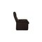 Braune DS 50 Sessel & Hocker aus Leder mit Entspannungsfunktion von De Sede, 4er Set 13