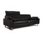 Black Conseta Two-Seater Sofa from Cor 5