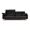 Black Conseta Two-Seater Sofa from Cor, Image 1