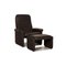 Brown Leather DS 50 Armchair & Stool With Relaxation Function from De Sede, Set of 2 1