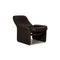 Brown Leather DS 50 Armchair & Stool With Relaxation Function from De Sede, Set of 2 4