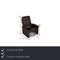 Brown Leather DS 50 Armchair & Stool With Relaxation Function from De Sede, Set of 2 2