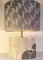 Lampada da tavolo Art Déco in marmo con intarsi in ottone, Immagine 5