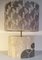 Lampada da tavolo Art Déco in marmo con intarsi in ottone, Immagine 7