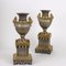 Triptych Neogothic Clock & Candleholders, Set of 3 9