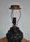 Dänische Jugendstil Tischlampe aus schwarzem Terrakotta von L. Hjort, 1920 11