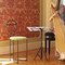 Sedia Forthy Joly dorata con schienale alto e velluto di Colé Italia, Immagine 8