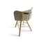Beige Saddle Cushion for Tria Chair by Colé Italia, Image 3