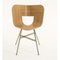 Ral Color Seat Gold 4 Legs Tria Chair by Colé Italia 11
