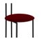 Black with High Back & Rubino Velvet Forthy Joly Chairdrobe by Colé Italia, Image 6