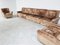 Vintage Brown Patchwork Modular Sofa in Leather, 1970s, Set of 7, Image 3