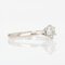 French Diamond Solitaire Ring in 18K White Gold, 1950s, Image 8