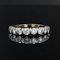 French Modern Wedding Ring in 18K White Gold with Brilliant-Cut Diamonds 3
