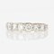 French Modern Wedding Ring in 18K White Gold with Brilliant-Cut Diamonds 6