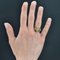 French Diamond Tank Ring in 18K Yellow Gold, 1950s, Image 2