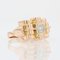 French Diamond Tank Ring in 18K Yellow Gold, 1950s, Image 8