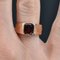 Engraved Ring in 18K Rose Gold with Garnet, 1900s, Image 6