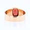 Engraved Ring in 18K Rose Gold with Garnet, 1900s, Image 11