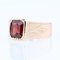 Engraved Ring in 18K Rose Gold with Garnet, 1900s, Image 7