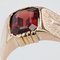 Engraved Ring in 18K Rose Gold with Garnet, 1900s, Image 8