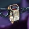 Engraved Ring in 18K Rose Gold with Garnet, 1900s, Image 13