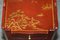 Chinesische Rote Lackierte Chinoiserie Nachttische mit 3 Schubladen, 2er Set 17