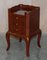 Chinese Chinoiserie Red Lacquer Three Drawer Bedside Tables, Set of 2, Image 12