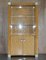 Burr, Satinwood & Chrome Drinks Display Cabinet from Giorgio Collection 3