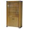 Burr, Satinwood & Chrome Drinks Display Cabinet from Giorgio Collection 1