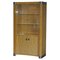 Burr, Satinwood & Chrome Drinks Display Cabinet from Giorgio Collection, Image 1