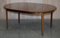 Tavolo da pranzo Mid-Century moderno allungabile in legno di CJ Rosengaard, Danimarca, Immagine 11