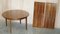 Mesa de comedor extensible danesa Mid-Century moderna de madera dura de CJ Rosengaard, Imagen 2
