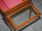 Burr Walnut Jewellery Box & Side Table With Glass Shelf 18