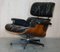 Hardwood No1 Lounge Chairs & Ottomans by Eames for Herman Miller, 1960, Set of 4 4