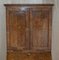 Antique George II Burr Walnut Bookcase or Chest of Drawers, 1740s 7