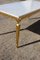 Vintage French Marble & Brass Coffee Table 2