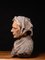 Busto masculino, policromo esculpido, Imagen 2
