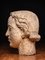Cabeza de mujer, policromada esculpida, Imagen 5
