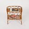 Mid-Century Italian Bamboo Two-Tier Rectangular Coffee or Bedside Table, 1960s, Image 12