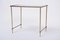 Hollywood Regency Brass and Glass Nesting Tables in the Style of Maison Jansen, Set of 3 16