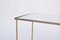 Hollywood Regency Brass and Glass Nesting Tables in the Style of Maison Jansen, Set of 3, Image 15