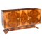 Antique Art Deco Sideboard in Burr Walnut from S. Hille Co., 1920s 1