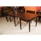 Antique Victorian Dining Table in Mahogany with Chairs, Set of 13, Image 4