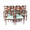 Antique Victorian Dining Table in Mahogany with Chairs, Set of 13, Image 11