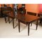 Antique Victorian Dining Table in Mahogany with Chairs, Set of 13, Image 9
